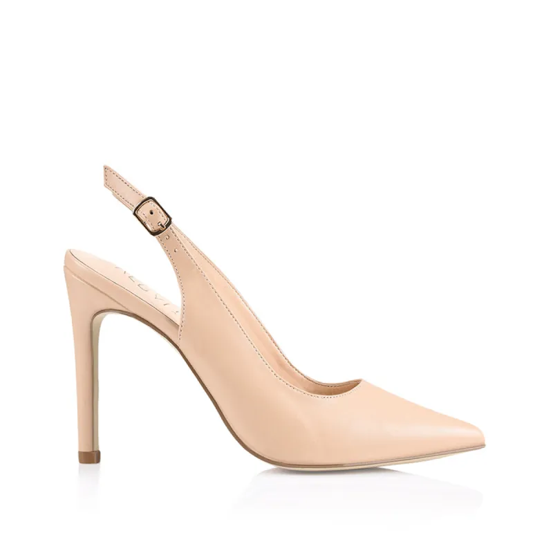 Harden Stiletto Pumps - Nude Smooth sold by Verali