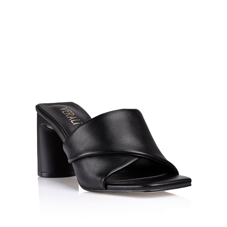 Scout Block Heel Mules - Black sold by Verali product image thumbnail 3
