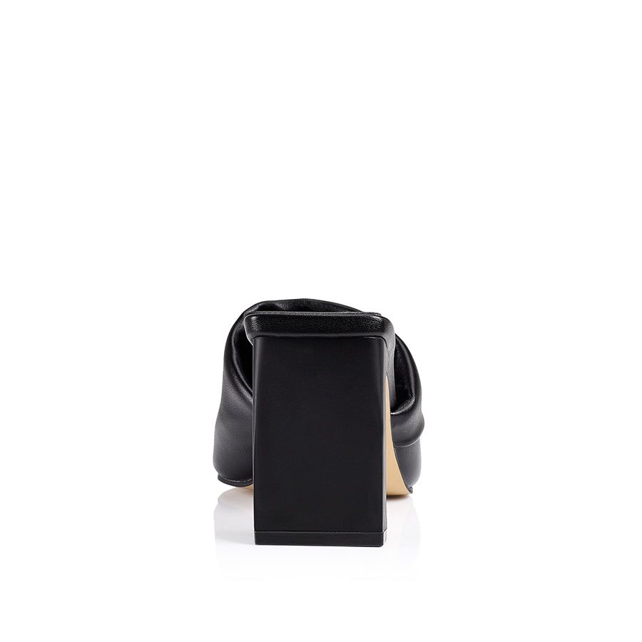 Scout Block Heel Mules - Black sold by Verali product image thumbnail 4