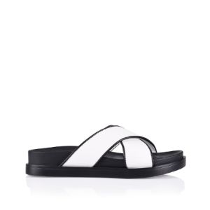 Osher Chunky Slides - White Smooth sold by Verali