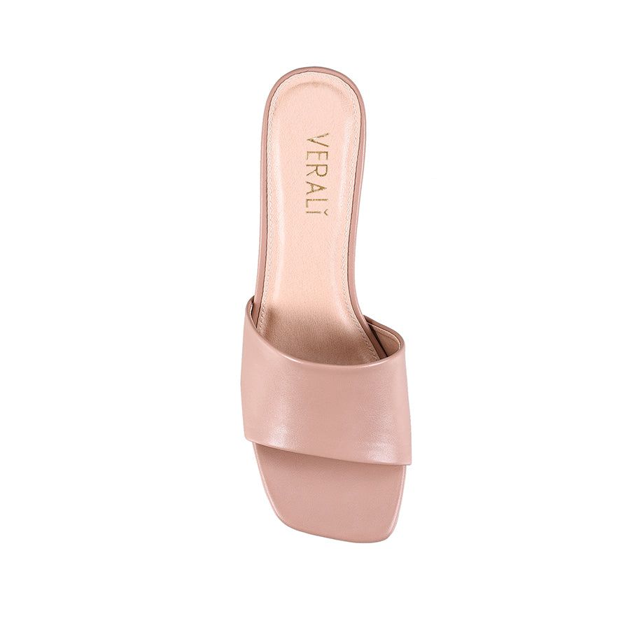 Nicky Mid Heel Mules - Dark Blush sold by Verali product image thumbnail 4