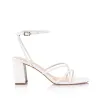 Nakita Block Heel Sandals - White Pearl sold by Verali