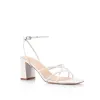 Nakita Block Heel Sandals - White Pearl sold by Verali