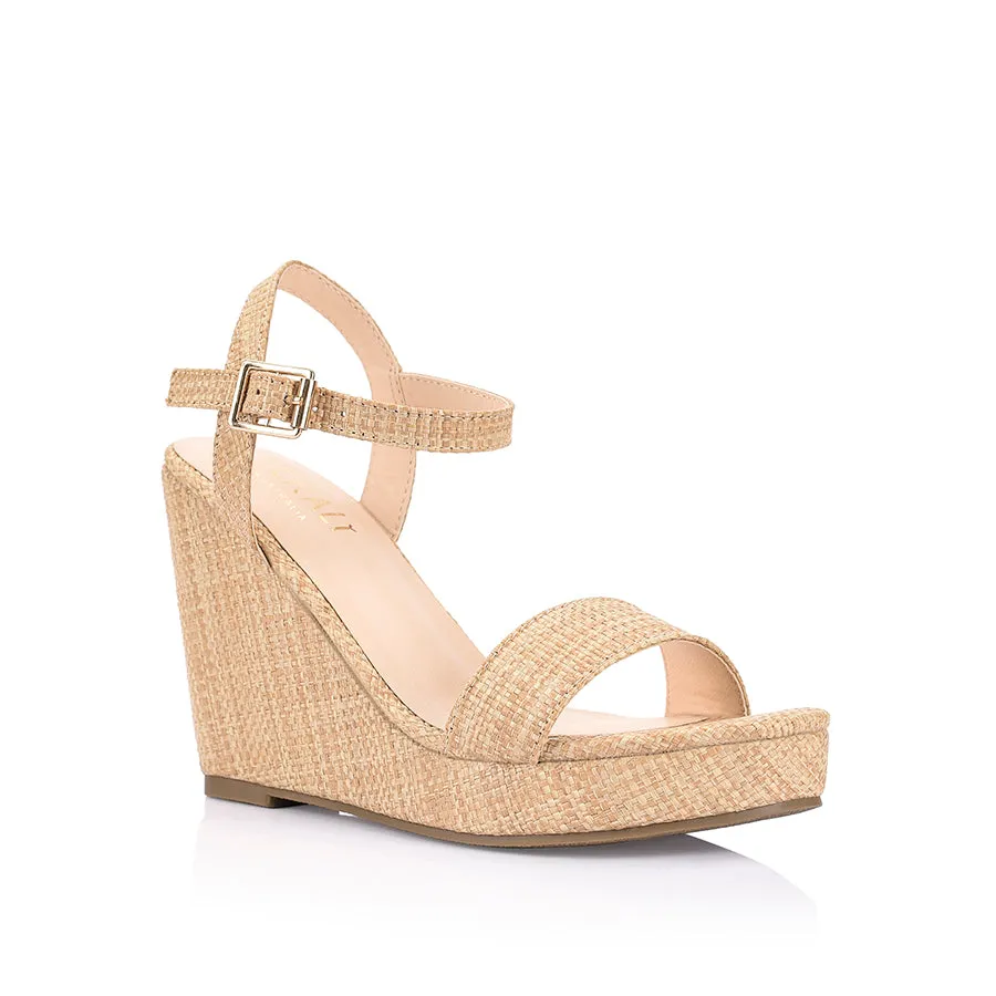 Amaya Rope Wedges - Natural Raffia sold by Verali product image thumbnail 2