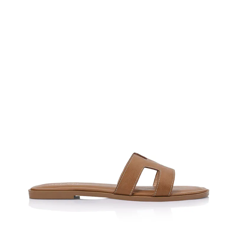 Sandra Casual Slides - Tan sold by Verali