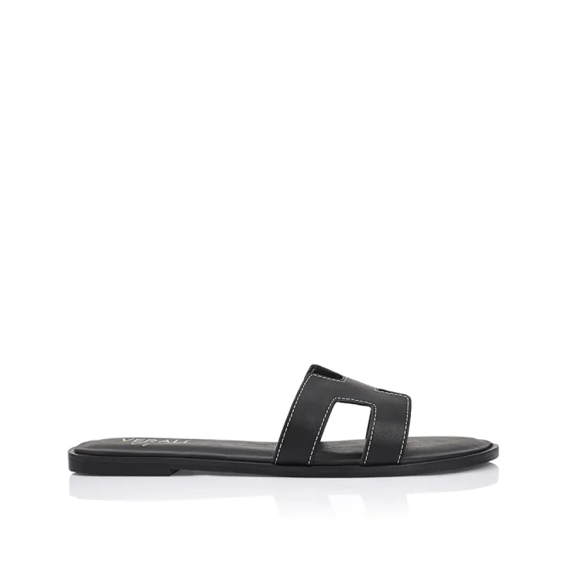 Sandra Casual Slides - Black sold by Verali
