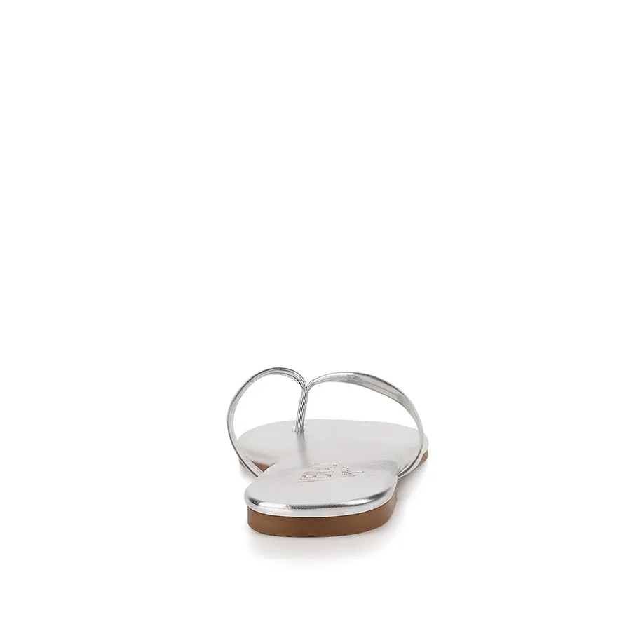 Tori Thongs - Silver Metallic sold by Verali product image thumbnail 3