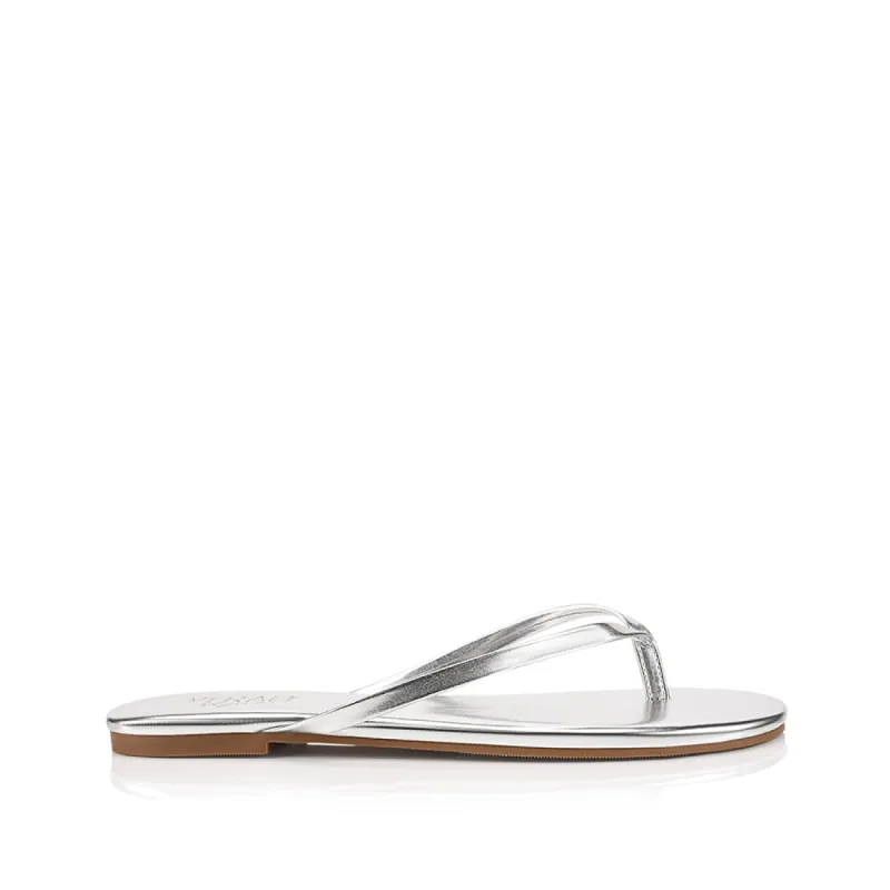 Tori Thongs - Silver Metallic sold by Verali
