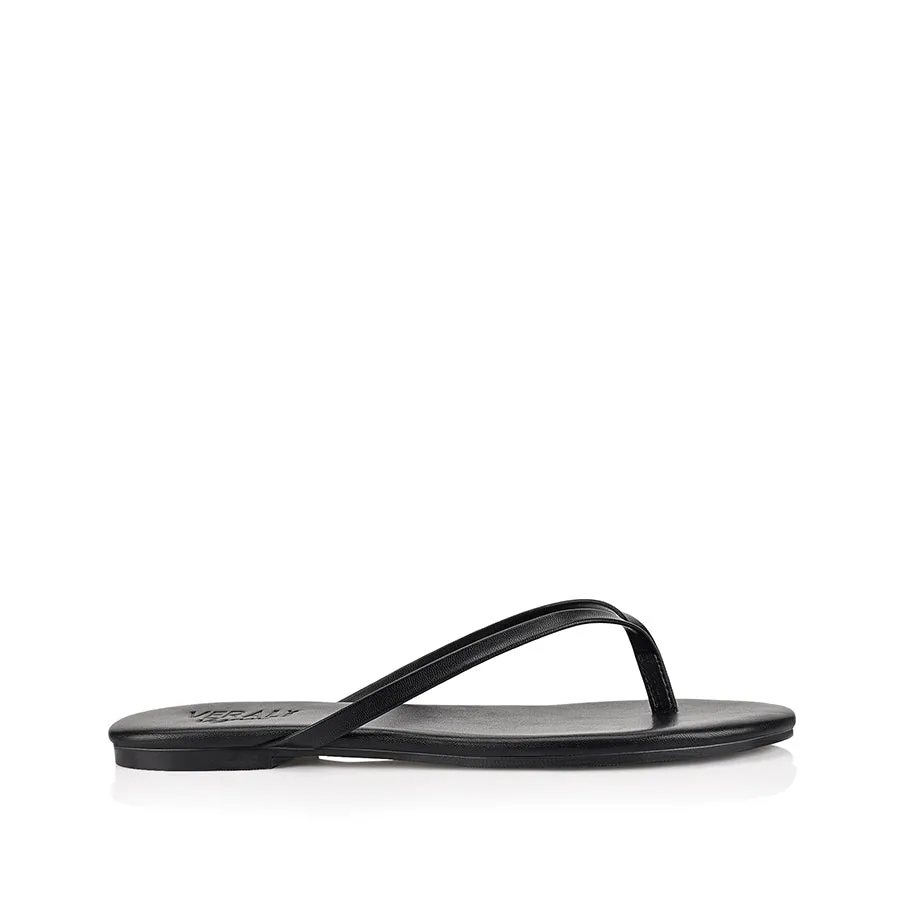 Tori Thongs - Black sold by Verali