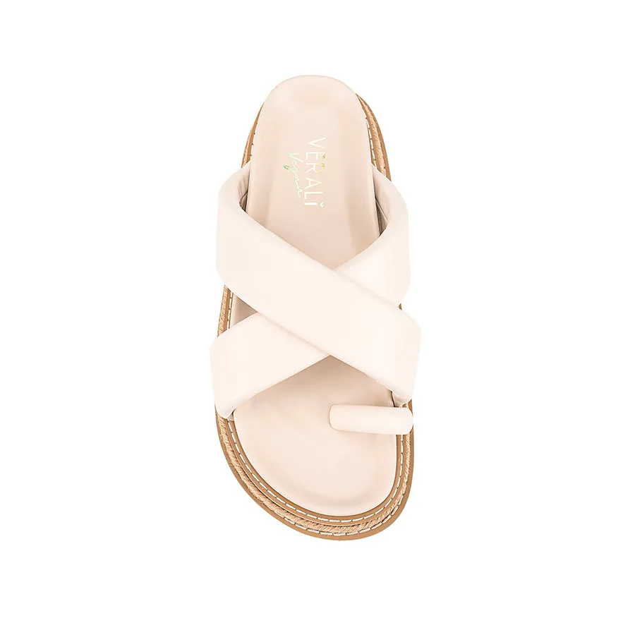 Thelma Flatform Slides - Bone White sold by Verali product image thumbnail 4