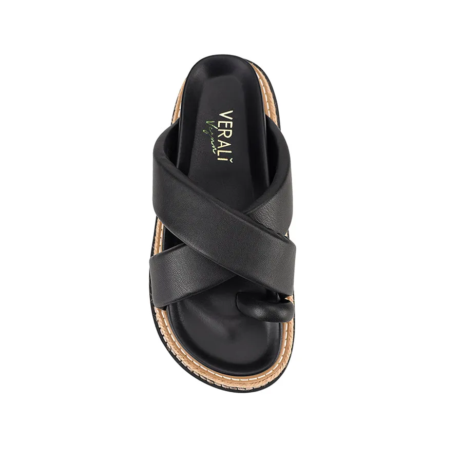 Thelma Flatform Slides - Black sold by Verali product image thumbnail 4