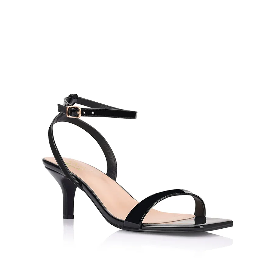 Tally Kitten Heel Sandals - Black Patent sold by Verali product image thumbnail 2