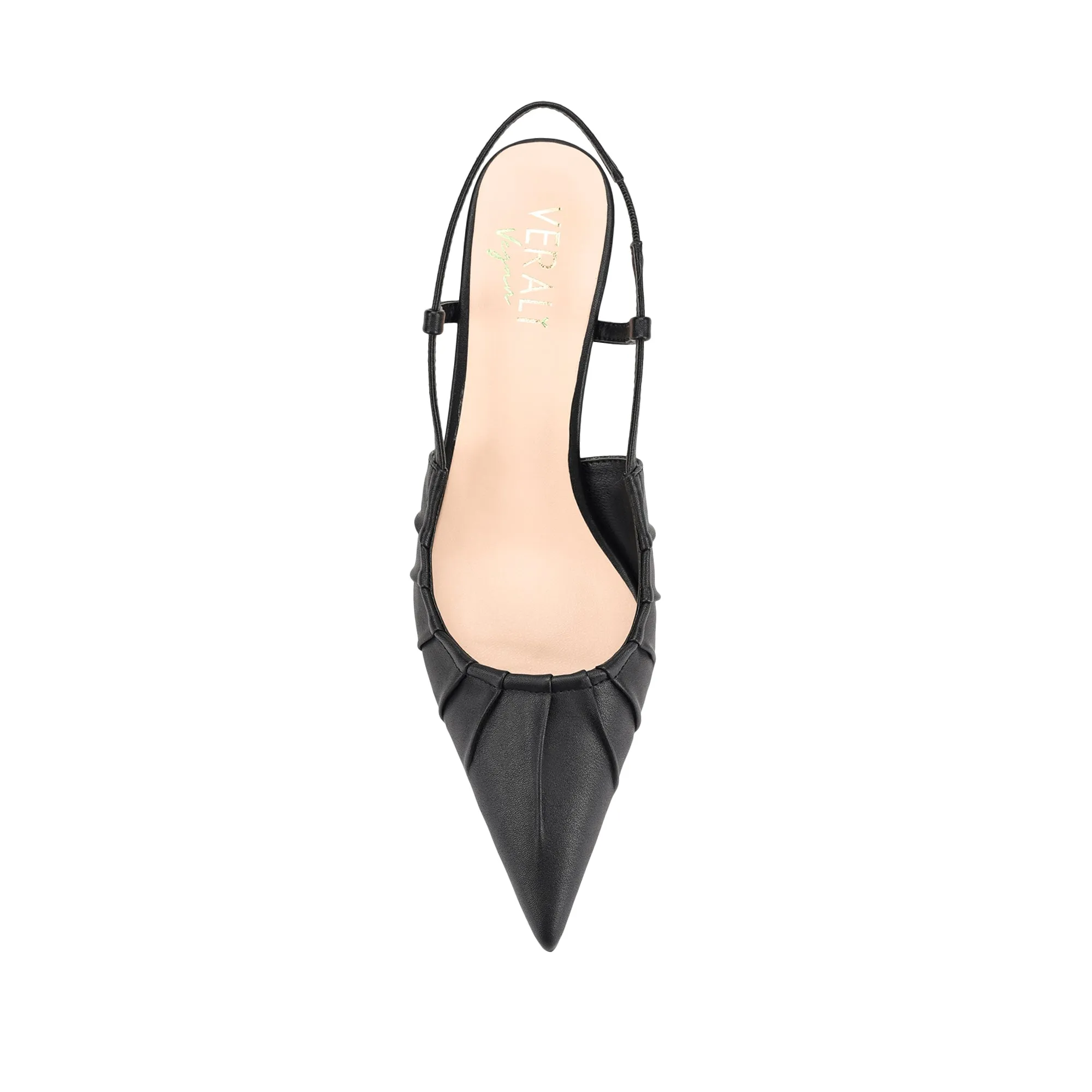 Lucius Slingback Kitten Heels - Black sold by Verali product image thumbnail 4