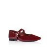 Eden Mary Jane Flats - Wine Patent sold by Verali