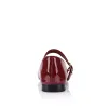 Eden Mary Jane Flats - Wine Patent sold by Verali