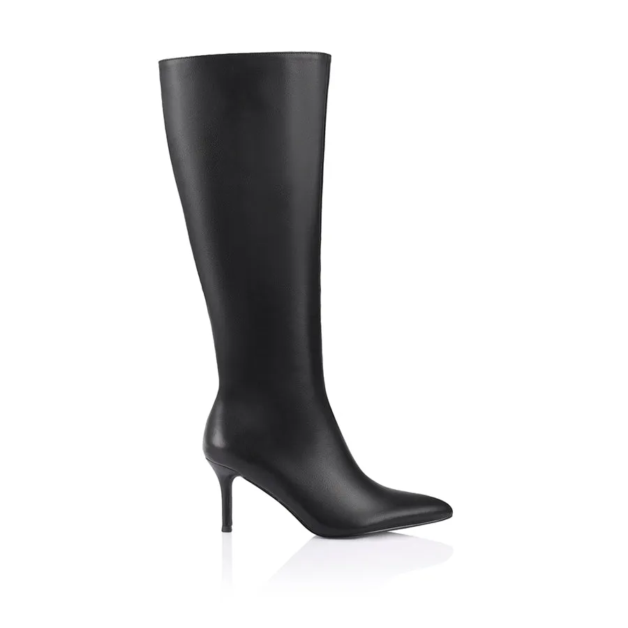 Bessie Tall Boots - Black sold by Verali