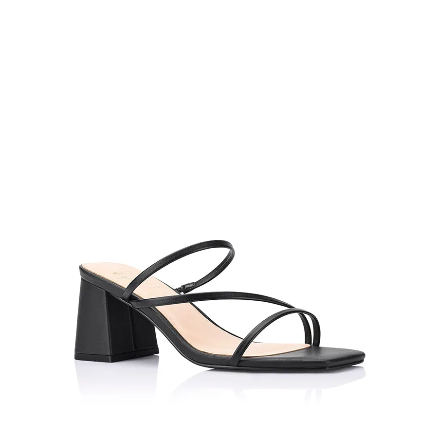 Stanford Block Heel Mules - Black sold by Verali product image thumbnail 2