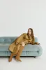 Lucila Knee High Boots - Tan Micro sold by Verali