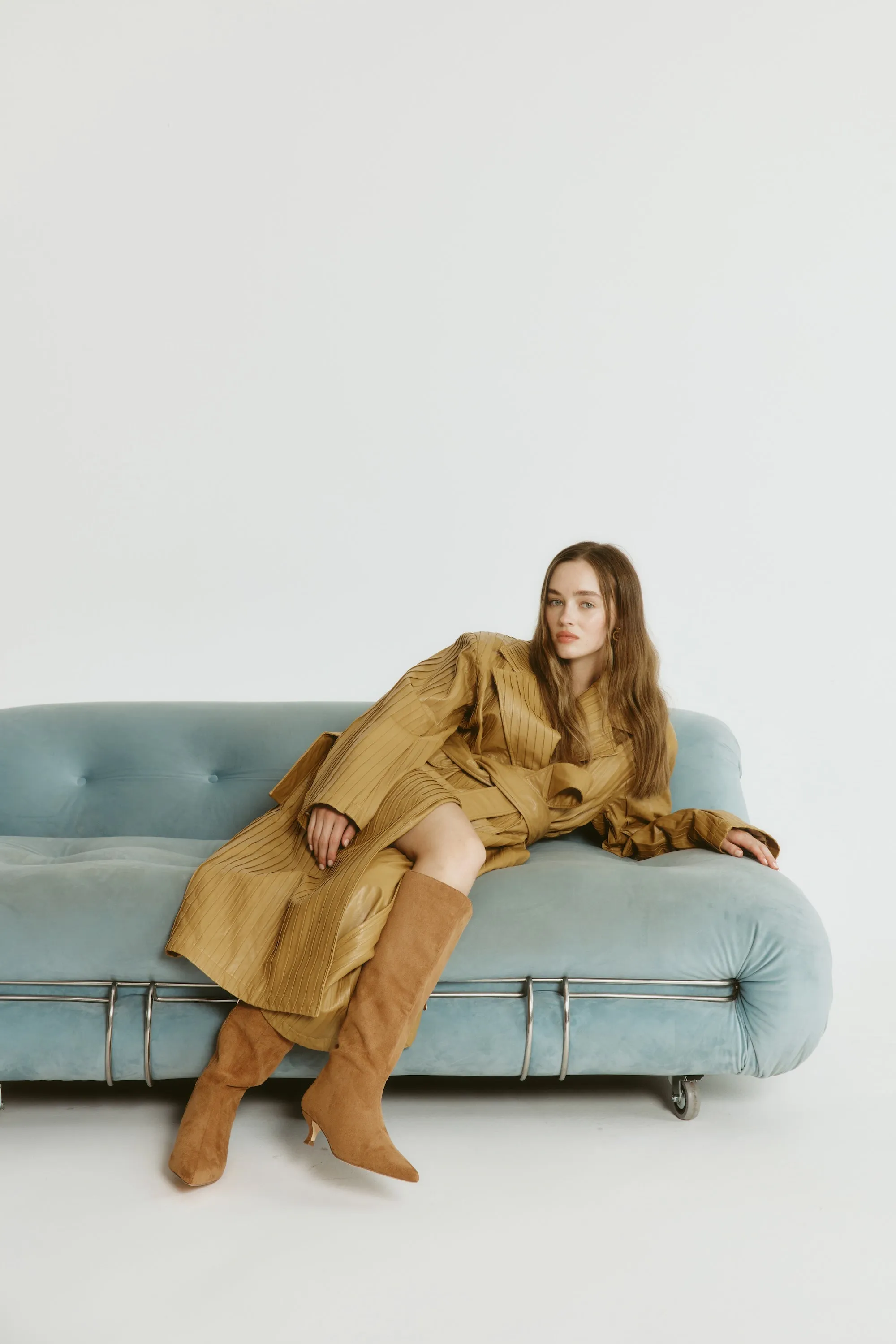 Lucila Knee High Boots - Tan Micro sold by Verali product image thumbnail 5