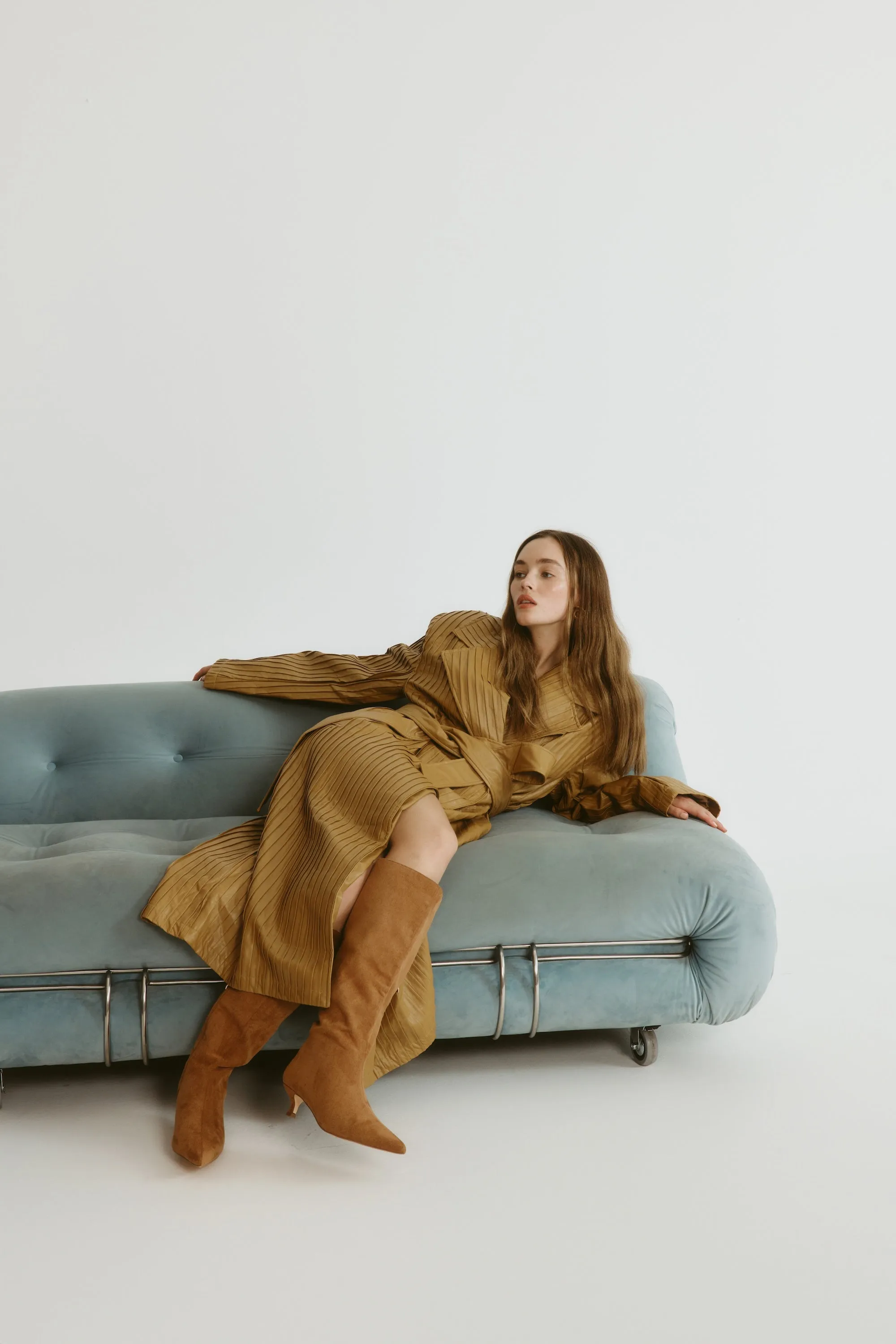 Lucila Knee High Boots - Tan Micro sold by Verali product image thumbnail 3