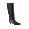 Lucila Knee High Boots - Black sold by Verali
