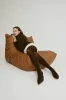 Elliot Block Heel Pumps - Chocolate Brown sold by Verali