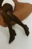 Elliot Block Heel Pumps - Chocolate Brown sold by Verali