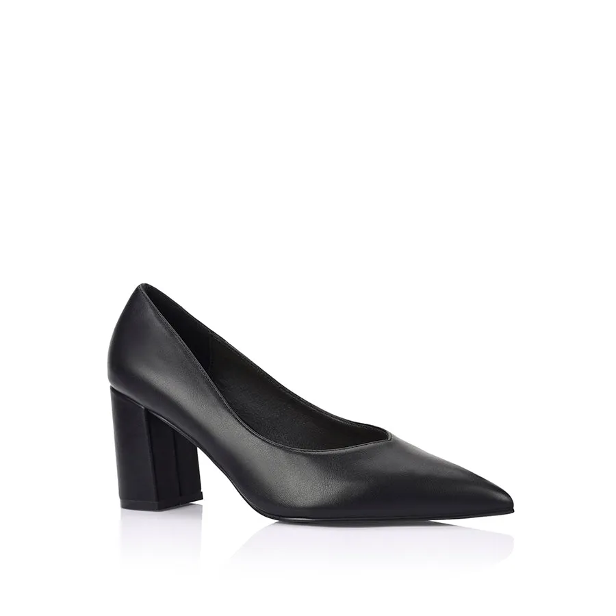 Elliot Block Heel Pumps - Black sold by Verali product image thumbnail 2