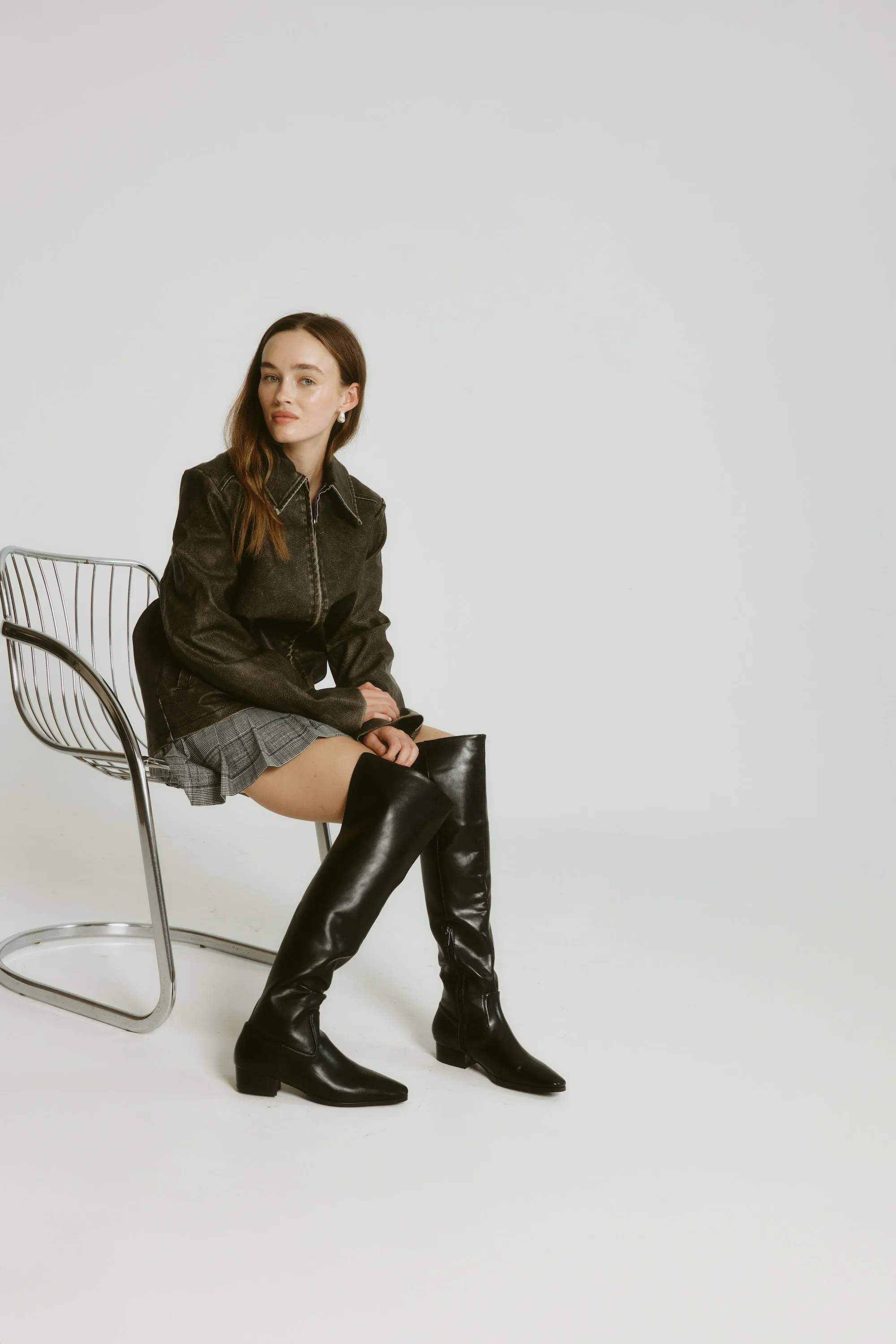 Camden Thigh High Boots - Black sold by Verali product image thumbnail 3