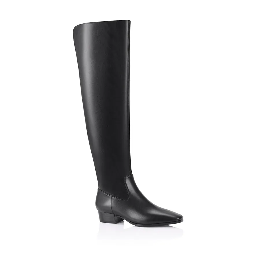 Camden Thigh High Boots - Black sold by Verali product image thumbnail 4