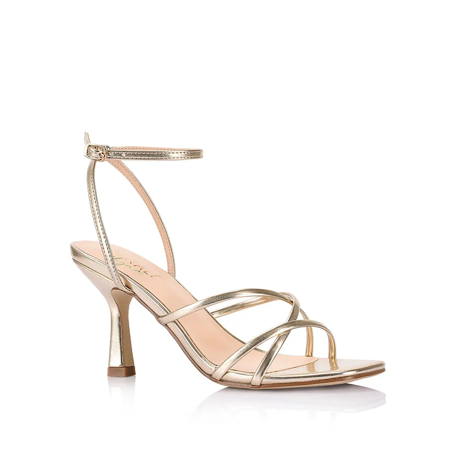 Penelope Strappy Sandals - Champagne Gold sold by Verali product image thumbnail 2