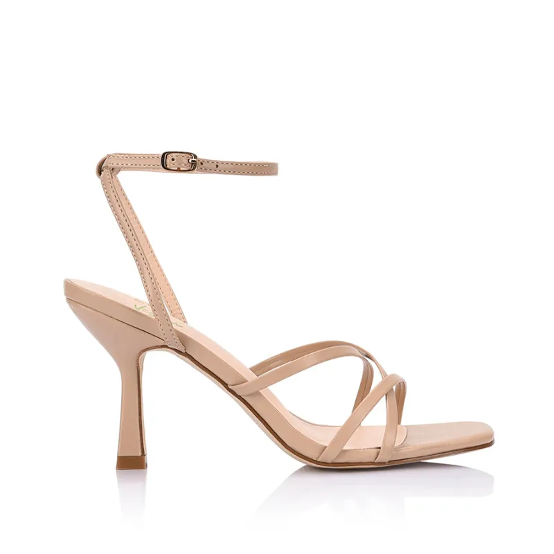 Penelope Strappy Sandals - Beige sold by Verali