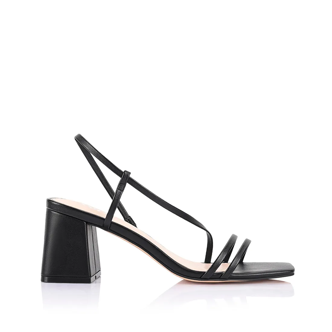 Stormi Block Heel Sandals - Black sold by Verali