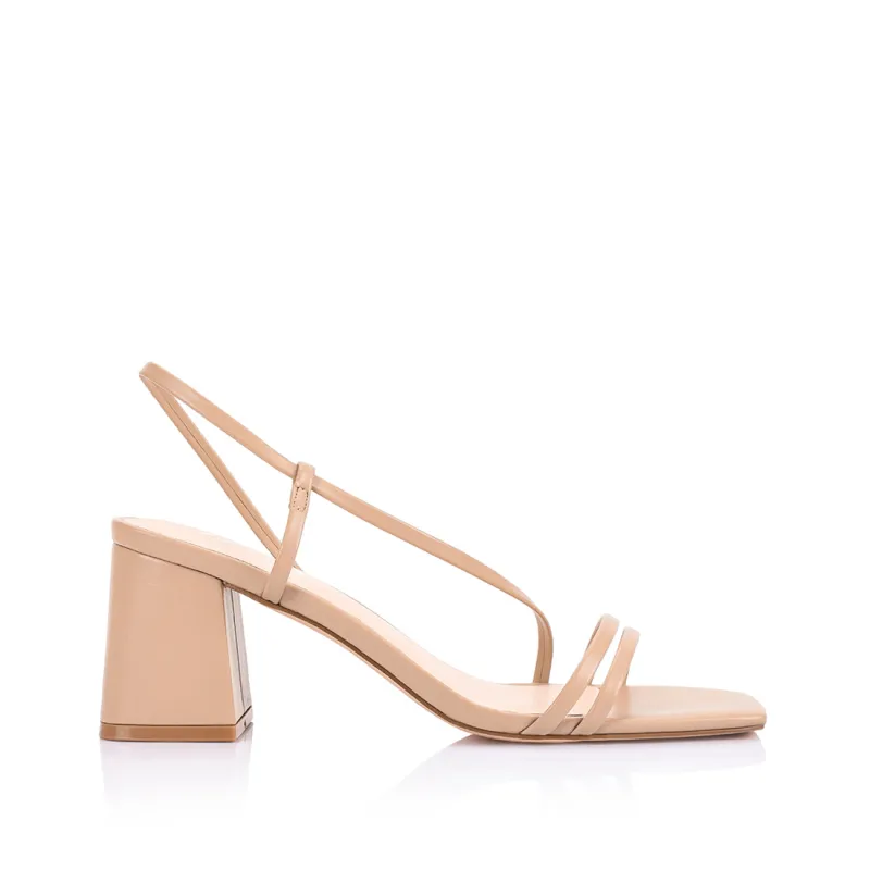 Stormi Block Heel Sandals - Beige sold by Verali
