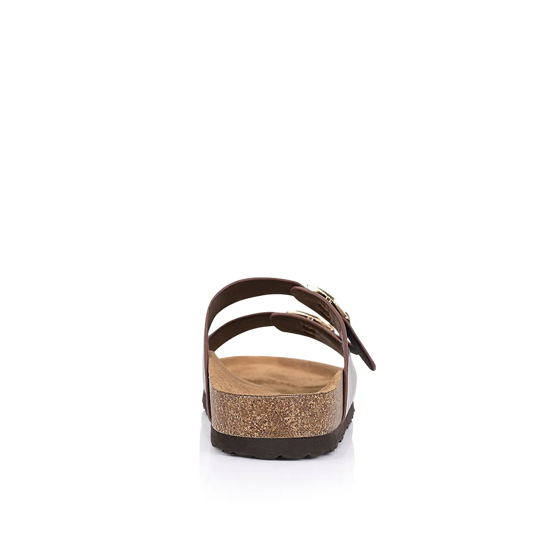 Xylo Footbed Slides - Chocolate Brown sold by Verali product image thumbnail 3