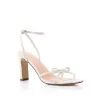 Kith Block Heel Sandals - Chalk White sold by Verali
