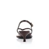 Marnie Kitten Heel Sandals - Chocolate Brown sold by Verali