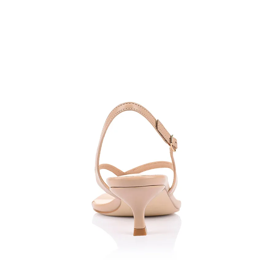 Marnie Kitten Heel Sandals - Beige sold by Verali product image thumbnail 3