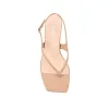 Marnie Kitten Heel Sandals - Beige sold by Verali