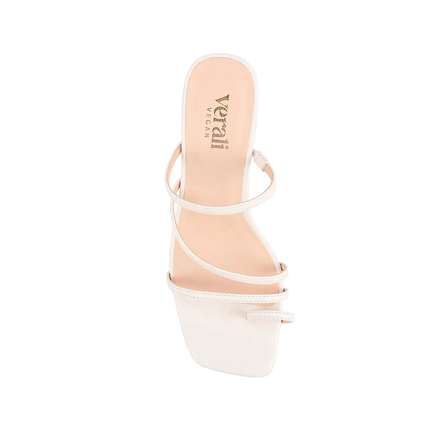 Nature Block Heel Mules - Chalk White sold by Verali product image thumbnail 4