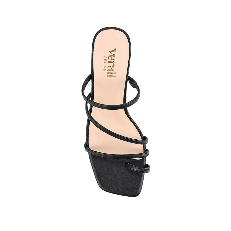Nature Block Heel Mules - Black sold by Verali product image thumbnail 4