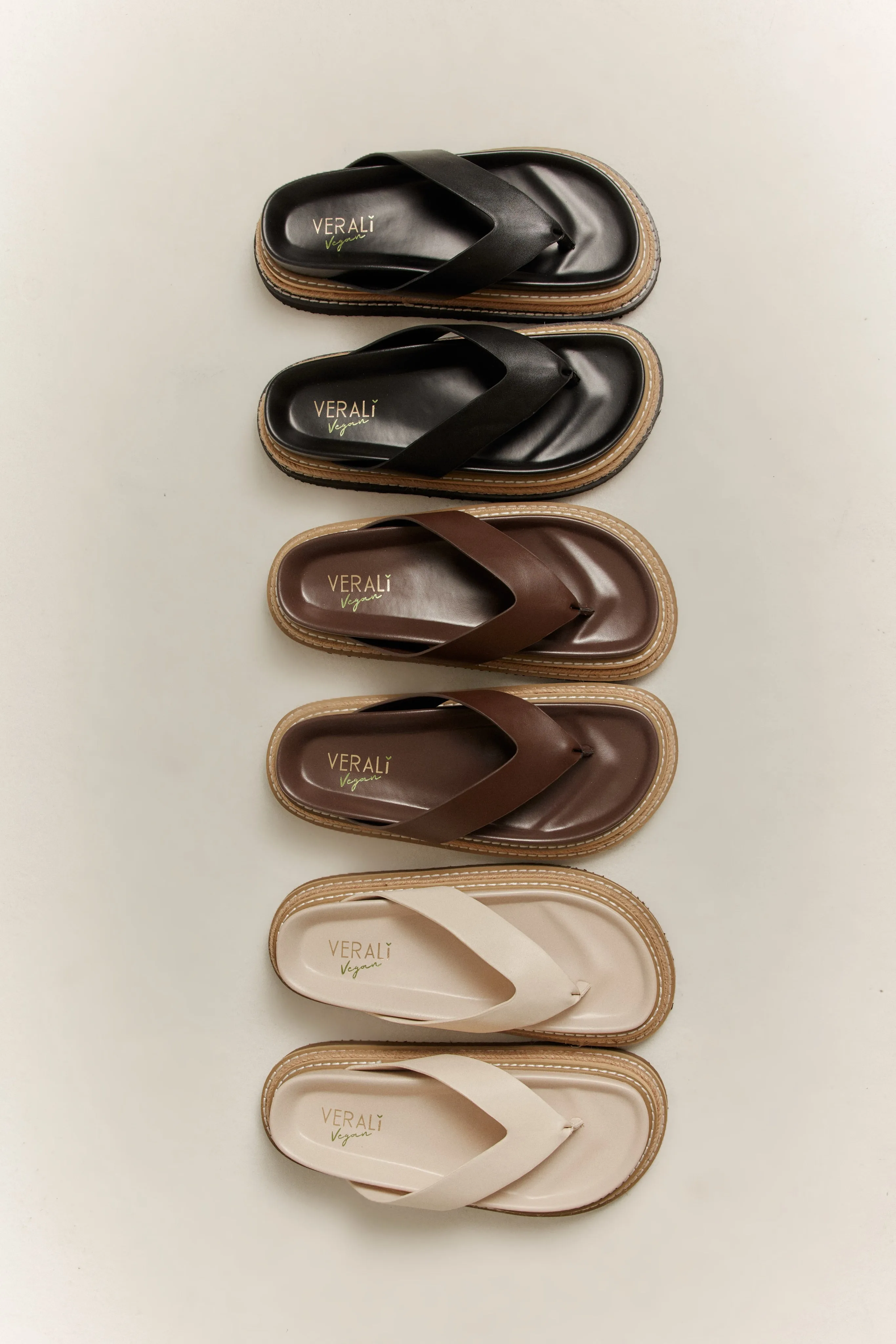 Theo Platform Thongs - Black sold by Verali product image thumbnail 4