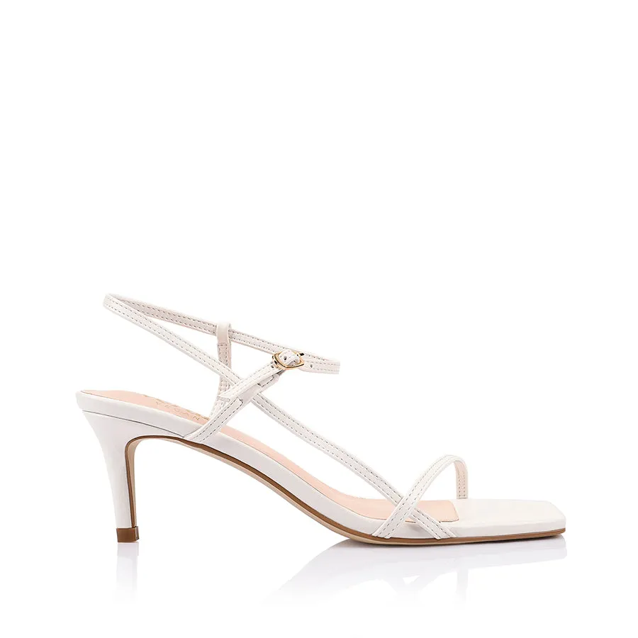 Tatiana Strappy Sandals - Chalk White sold by Verali