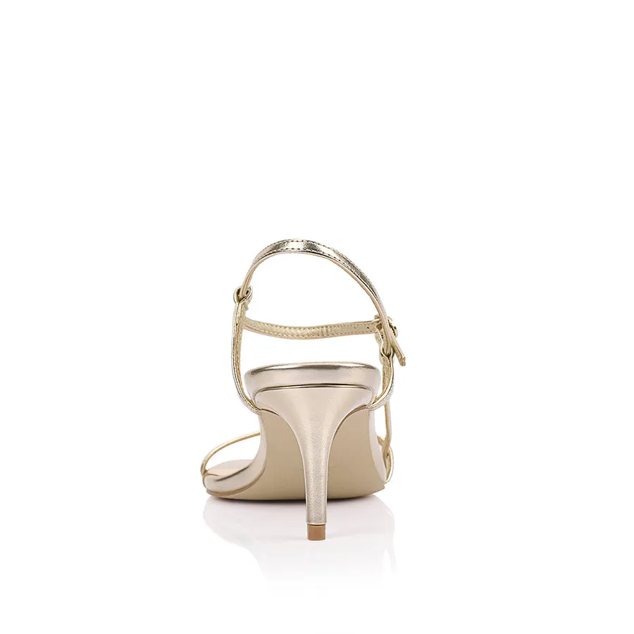 Tatiana Strappy Sandals - Champagne Gold sold by Verali product image thumbnail 3