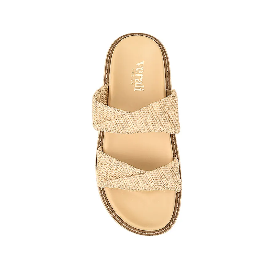 Rue Flatform Slides - Raffia sold by Verali product image thumbnail 4