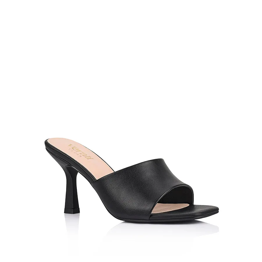 Petracca Heeled Mules - Black sold by Verali product image thumbnail 2