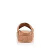 Roman Platform Slides - Tan Raffia sold by Verali