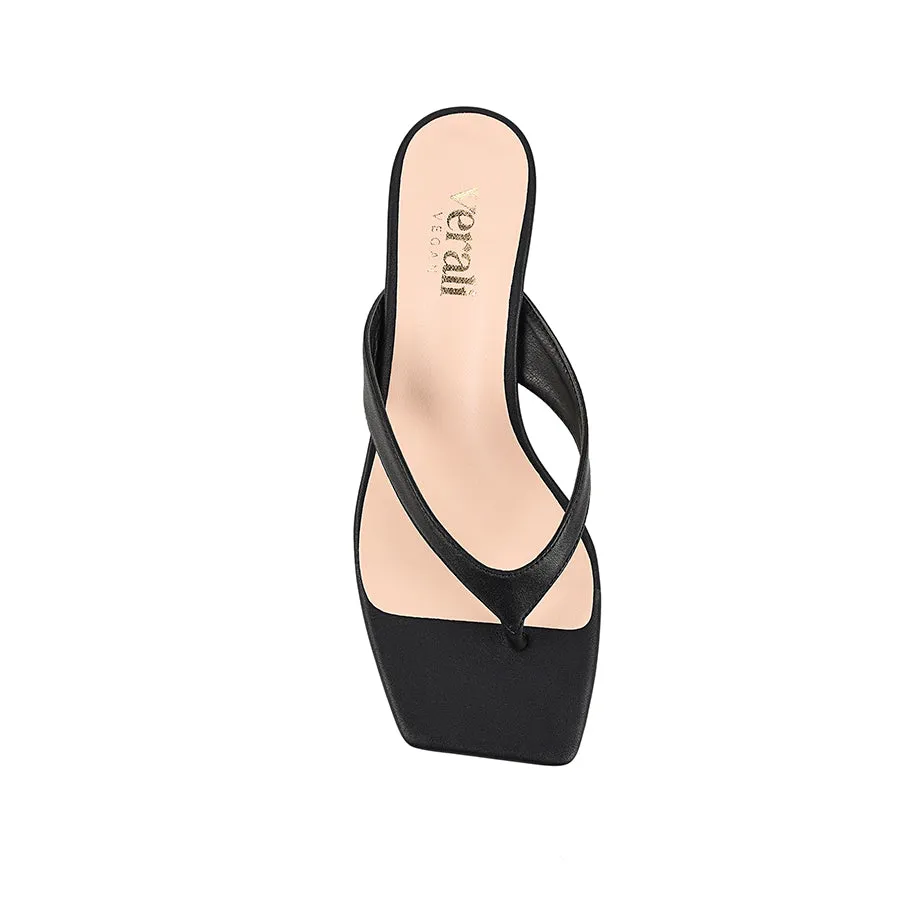 Martha Kitten Heel Thongs - Black sold by Verali product image thumbnail 4