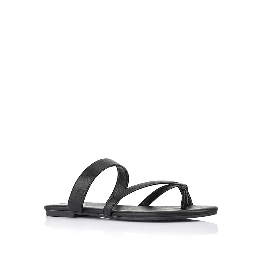 Tova Strappy Thongs - Black sold by Verali product image thumbnail 2