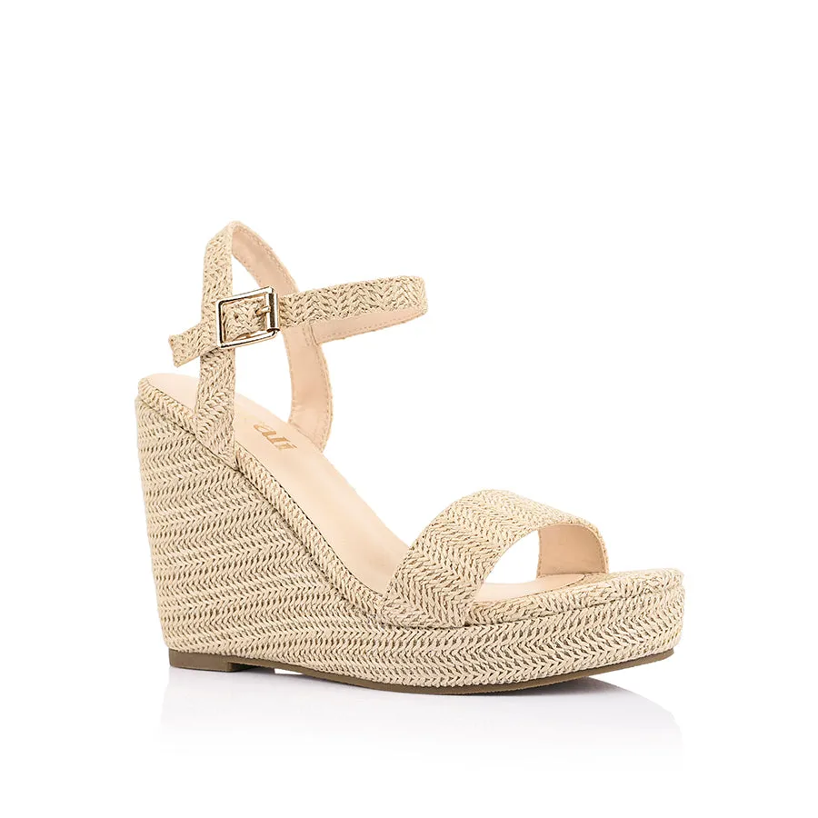 Amaya Rope Wedges - Raffia sold by Verali product image thumbnail 2